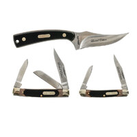 Old Timer Sharpfinger/ Folding Knife 3 Piece Gift Set SCHP1158656