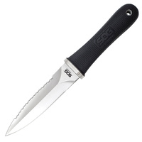 SOG Pentagon Tactical Fixed Blade Knife | 9.75" Overall, AUS-8 Steel, SOGS14N
