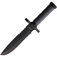 S-TEC Survival Knife Black STT22188BK2