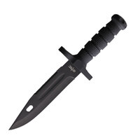 S-TEC Commander Bowie Tactical Fixed Blade Knife | Black ABS Sheath STT228699