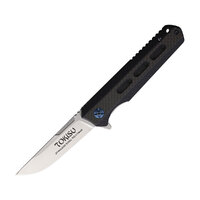 Tokisu Musashi Linerlock Flipper Folding Pocket Knife | Carbon Fiber/ G10 Handle TOK18594