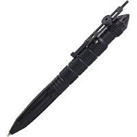 Uzi Tactical Glassbreaker Pen Black Aluminium EDC Pen with Handcuff Key
