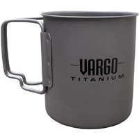 Vargo Titanium Ti-lite Camping Mug | 450ml, Foldaway Handles, VR406