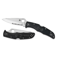 Spyderco Endura 4 Lightweight Black - Combo Blade
