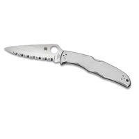 Spyderco Endura 4 Stainless - Serrated Blade