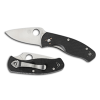 Spyderco Persistence G-10 Black - Plain Blade