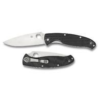 Spyderco Resilience G-10 Black - Plain Blade