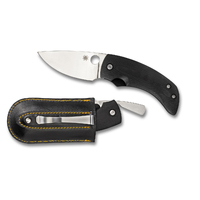 Spyderco Friction Folder G-10 Black - Plain Blade