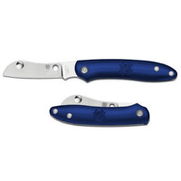 Spyderco Roadie Lightweight Blue Plain Blade