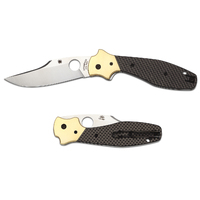 Spyderco Schempp Bowie Carbon Fiber/ G-10 Handle