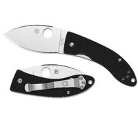 Spyderco Lil' Lum Chinese Folder Black G-10 Handle