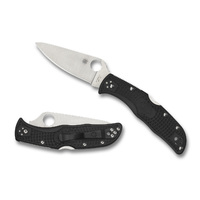 Spyderco Endela Lightweight Black FRN Plain Blade