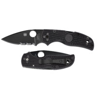 Spyderco Native 5 Lightweight Black - Partially Serrated Blade