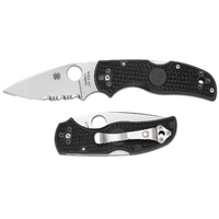 Spyderco Native 5 Lightweight Black FRN- Combo Blade