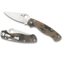 Spyderco Para-Military 2 | Camo, 8.2" Overall, CPM S30V Stainless Steel, YSC81GPCMO2