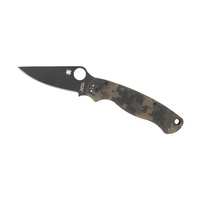 Spyderco Para Military 2 G-10 Camo - Plain Black Blade