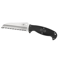 Spyderco Jumpmaster Lightweight Black FRN Handle H1 Blade Steel Serrated Blade