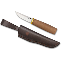 Spyderco Puukko G-10 Brown Plain Blade