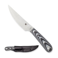 Spyderco Blunt Tip Z-Cut Green Serrated Edge Kitchen Knife For Sale