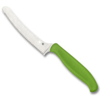 Spyderco Z-Cut Kitchen Knife Green Fully Serrated