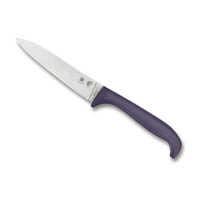 Spyderco Counter Puppy Purple Plain Blade