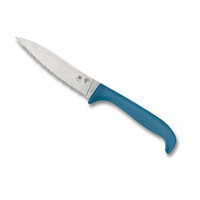 Spyderco Counter Puppy Blue Serrated Blade