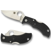 Spyderco Manbug Lightweight Black FRN Plain Blade