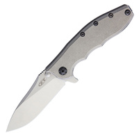 Zero Tolerance Hinderer Slicer Titanium Framelock Folding Knife 0562TI