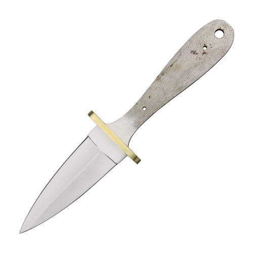 Knife Making Blank Medium Boot Knife | 7 7/8" Overall, Double Edge Dagger Blade, BL7707