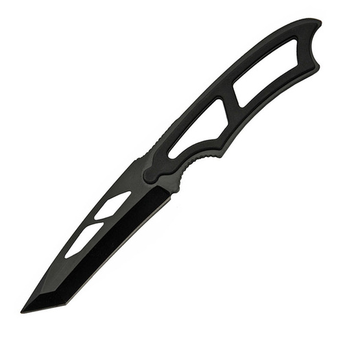 Tactical Fracture Neck Knife | 6.75" Overall, Full Tang, ABS Handle, CN11430BK