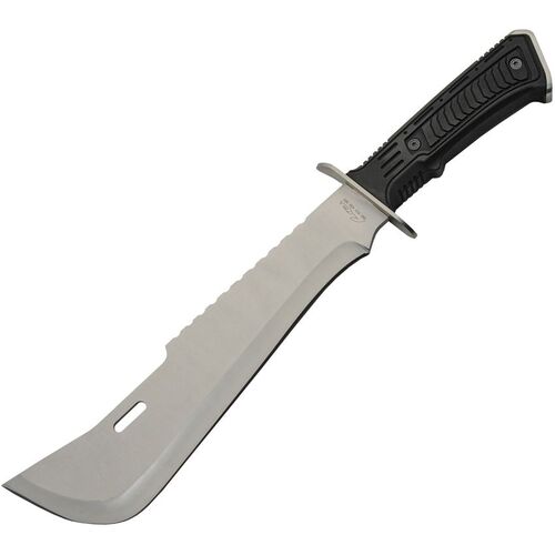 Rite Edge Tactical Panga Machete | Satin Finish Blade w/ Nylon Belt Sheath CN211553SL