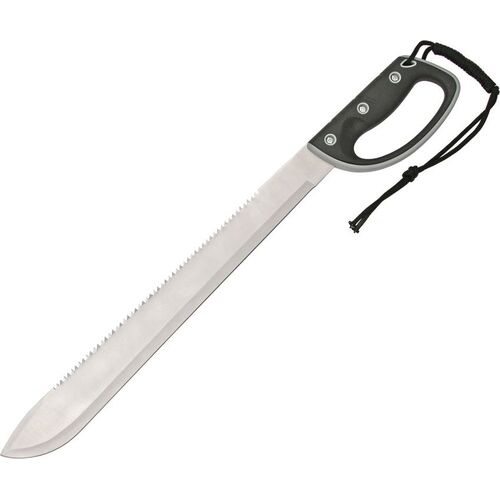 Rite Edge Trekker Machete 18" Stainless Sawback Blade w/ D Guard Handle CN926813