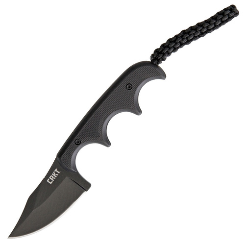 CRKT Folts Minimalist Bowie Neck Knife | 5.1" Overall, 5Cr15MoV Stainless Steel, CR2387K