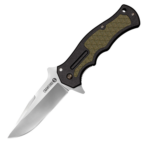 Cold Steel Crawford Model 1 Folding Knife | Linerlock, 4034 Steel, Zy-Ex Handle, CS20MWC