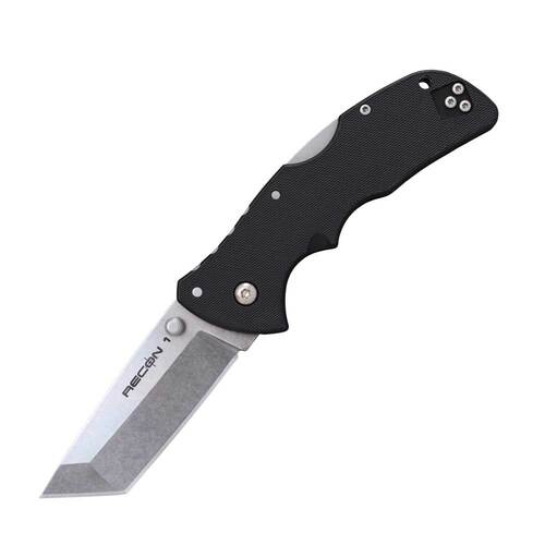 Cold Steel Mini Recon 1 Lockback Folding Knife | Tanto AUS-10A Stainless Blade