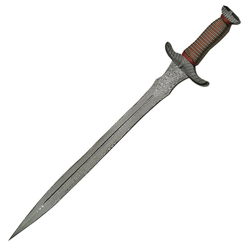Needle Tooth Wired Sword | Damascus