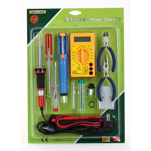 Extac 30W Soldering Iron Kit with Multimeter