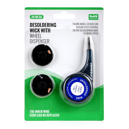 Extac 1mm Desoldering Wick with Wheel Dispenser