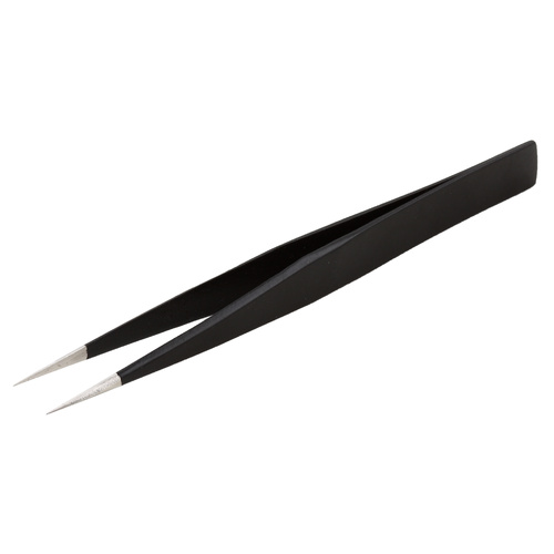 Extac ESD Safe Stainless Steel Straight Tweezers - 125mm