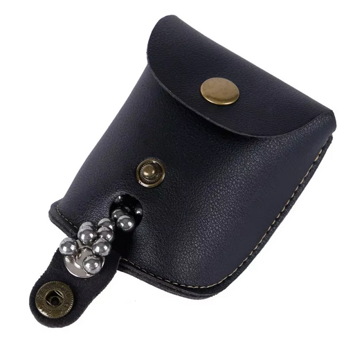 Extac Slingshot Ball pouch – Durable Leatherete Pocket Pouch