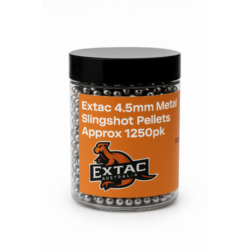 Extac 4.5mm Metal Slingshot Pellets - Approx 1250pk