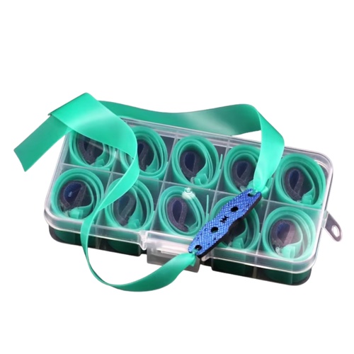 Extac 0.75mm Thick Slingshot replacement Flat Rubber Band - 10 pack