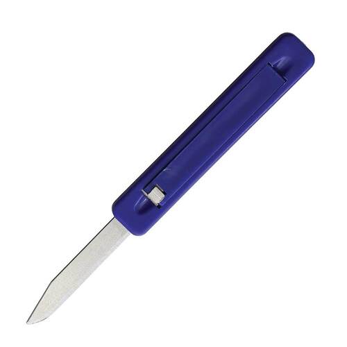 Flip-It Folding Pocket Knife Blue | 440c Stainless Retracting Blade System