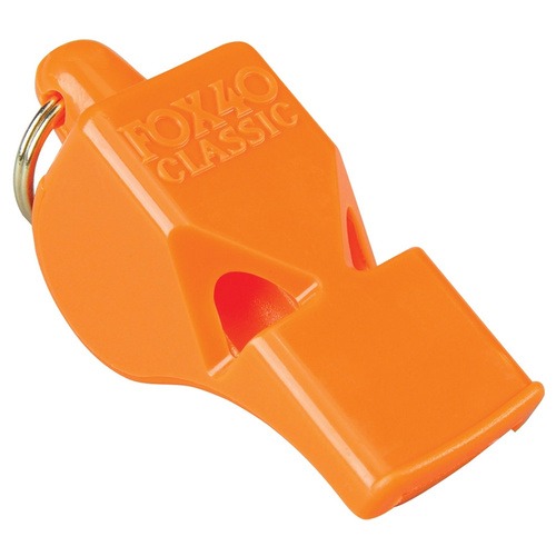Fox 40 Classic Safety Whistle Orange | Keyring, Waterproof, FO34044