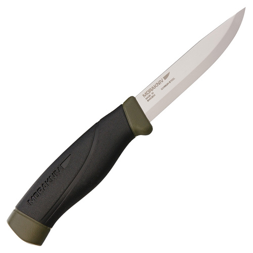 Morakniv Companion Heavy Duty MG Knife | Carbon Steel, Military Green, FT01619