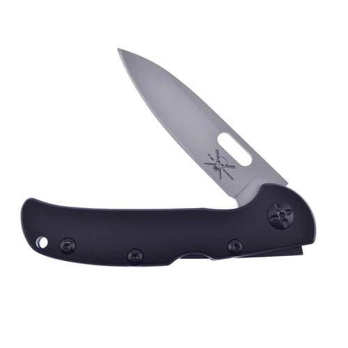 Frost Cutlery Tac Xtreme Lockback Folding Pocket Knife | Black Aluminum Handle