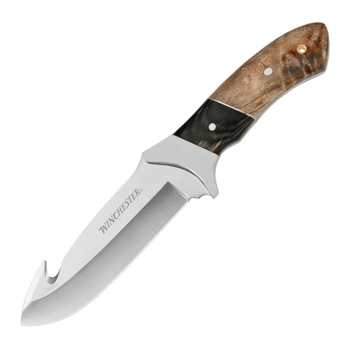 Winchester Burl Wood Fixed Blade Hunting Knife | 9.75" Overall, Full Tang, G2241783