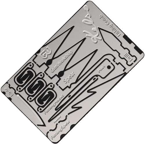 Grim Workshop Bushcraft Kelso Survival Card GRICARD008