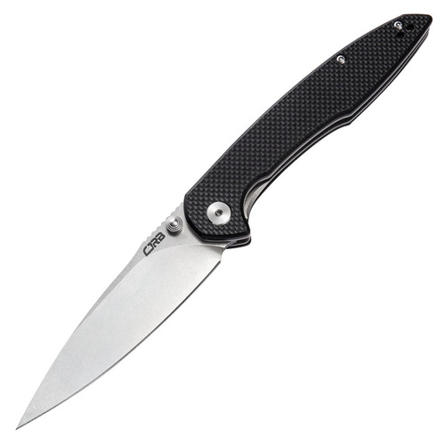 CJRB Centros Linerlock D2 Folding Knife - Black 