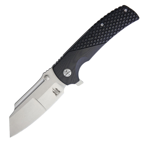 Komoran Linerlock 022 Folding Knife | G10 Handle, Stonewash Finish, KO022